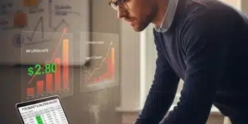 Person analyzing budget for inflation 2026