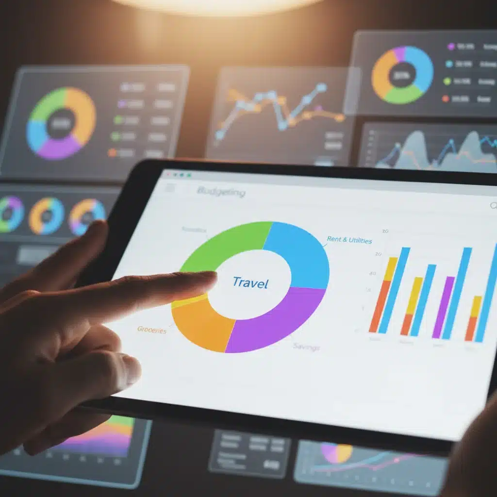Detailed expense tracking on a tablet app
