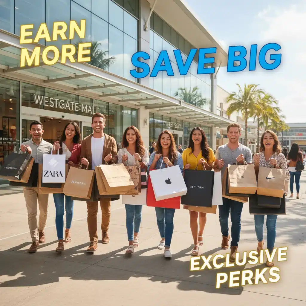 Diverse shoppers with bags, representing the benefits of retail loyalty programs.
